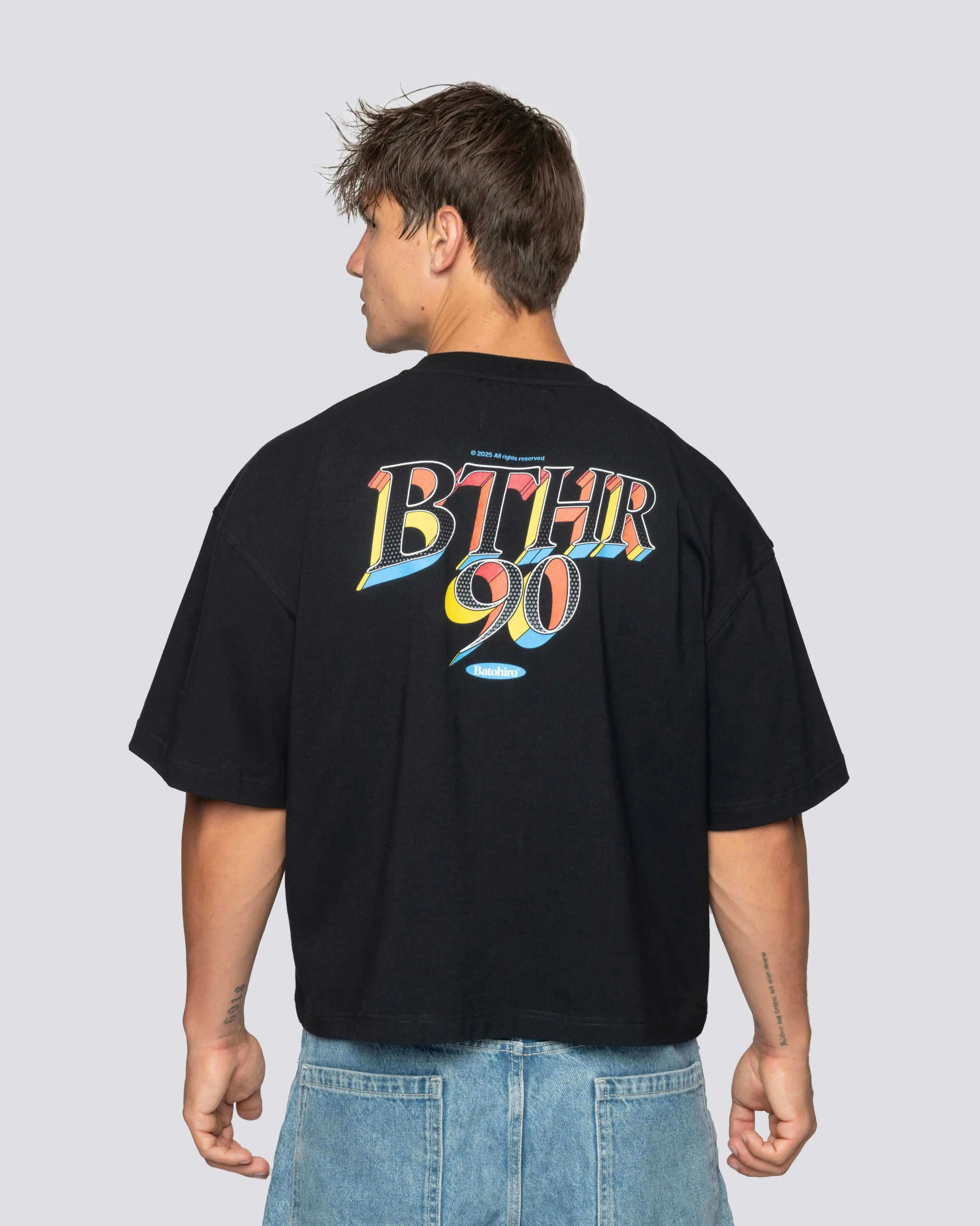 BTHR 90 - Cropped Oversized Tee Batohiro