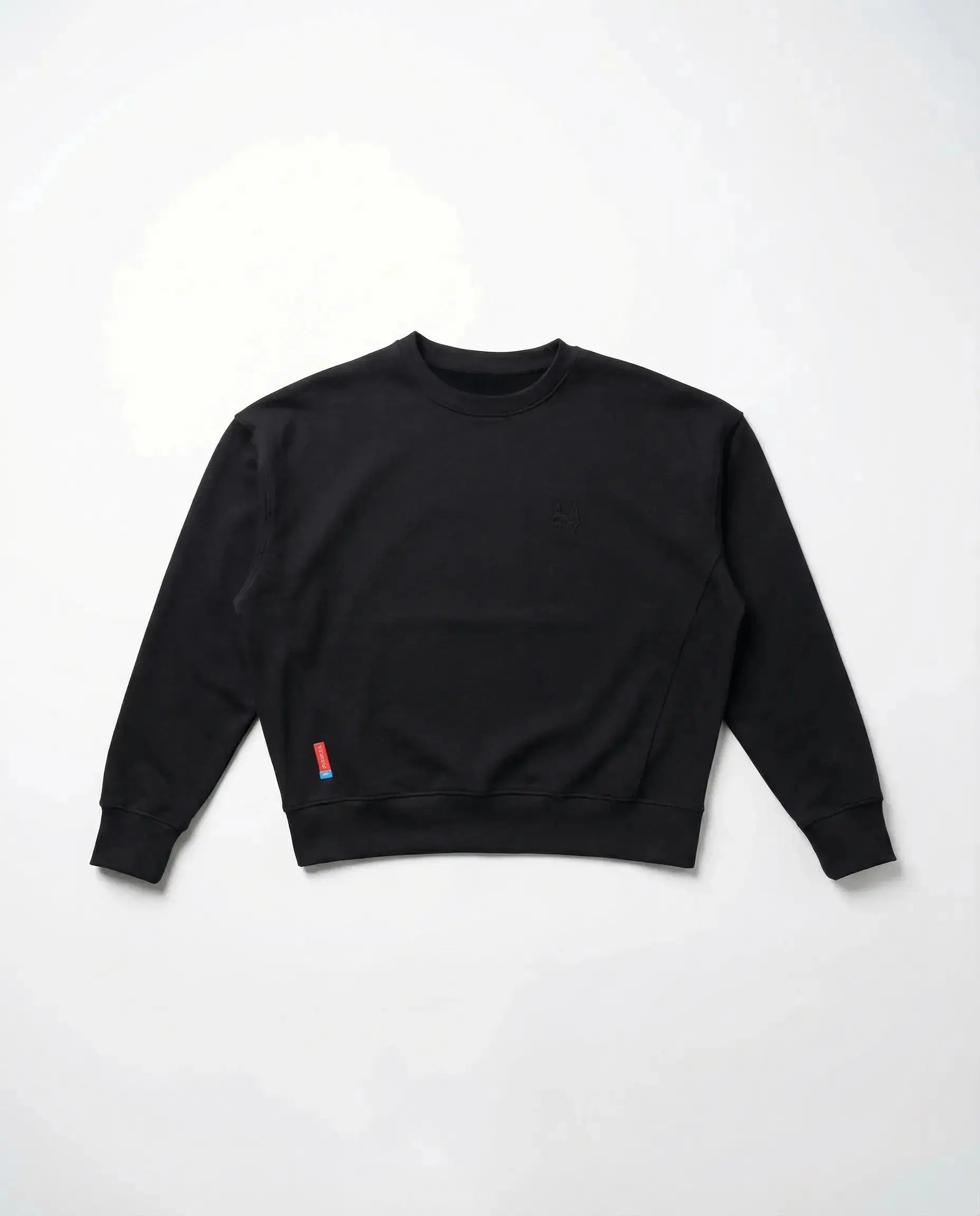 Cropped Mikina 343 - Crewneck Black Batohiro