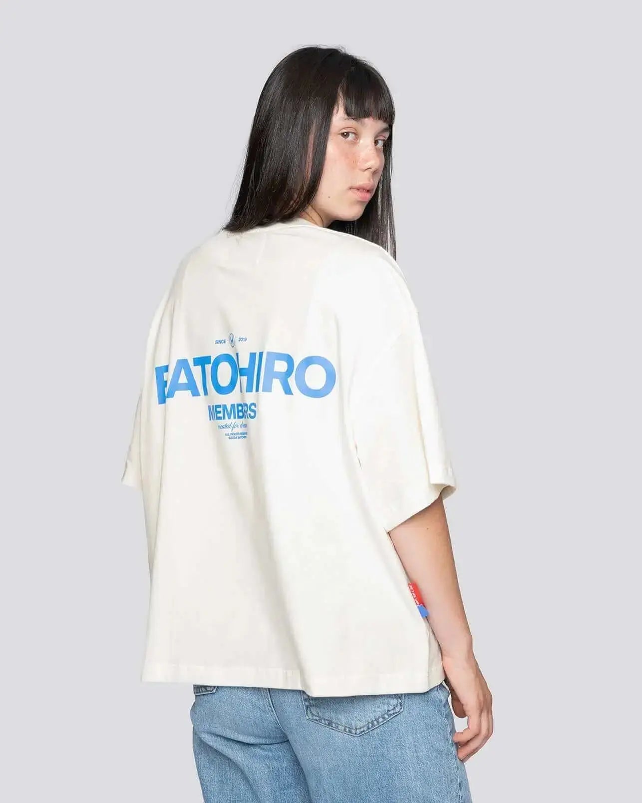 Members - Cropped Oversized Tee Batohiro