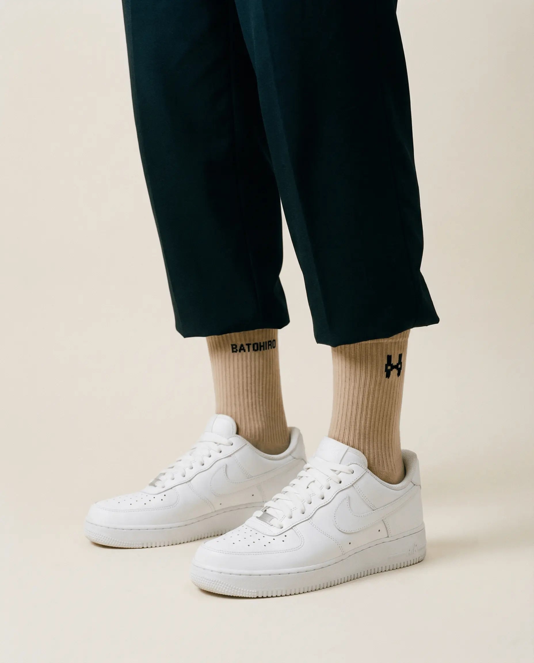 Batohiro Crew Ponožky - Beige Batohiro