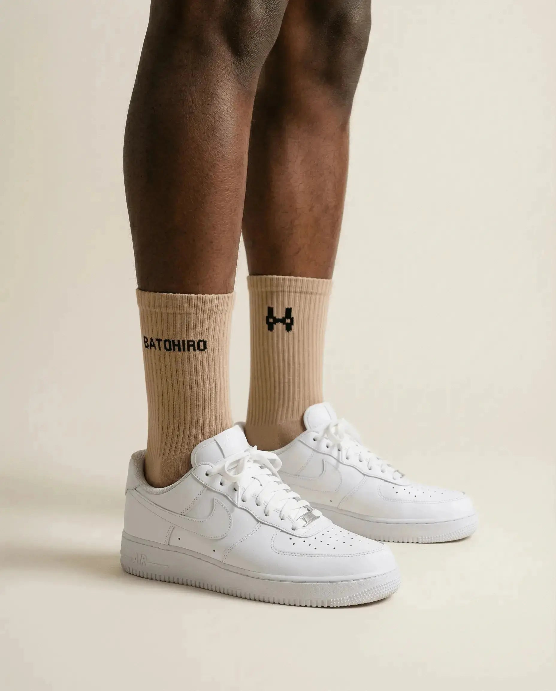 Batohiro Crew Ponožky - Beige Batohiro