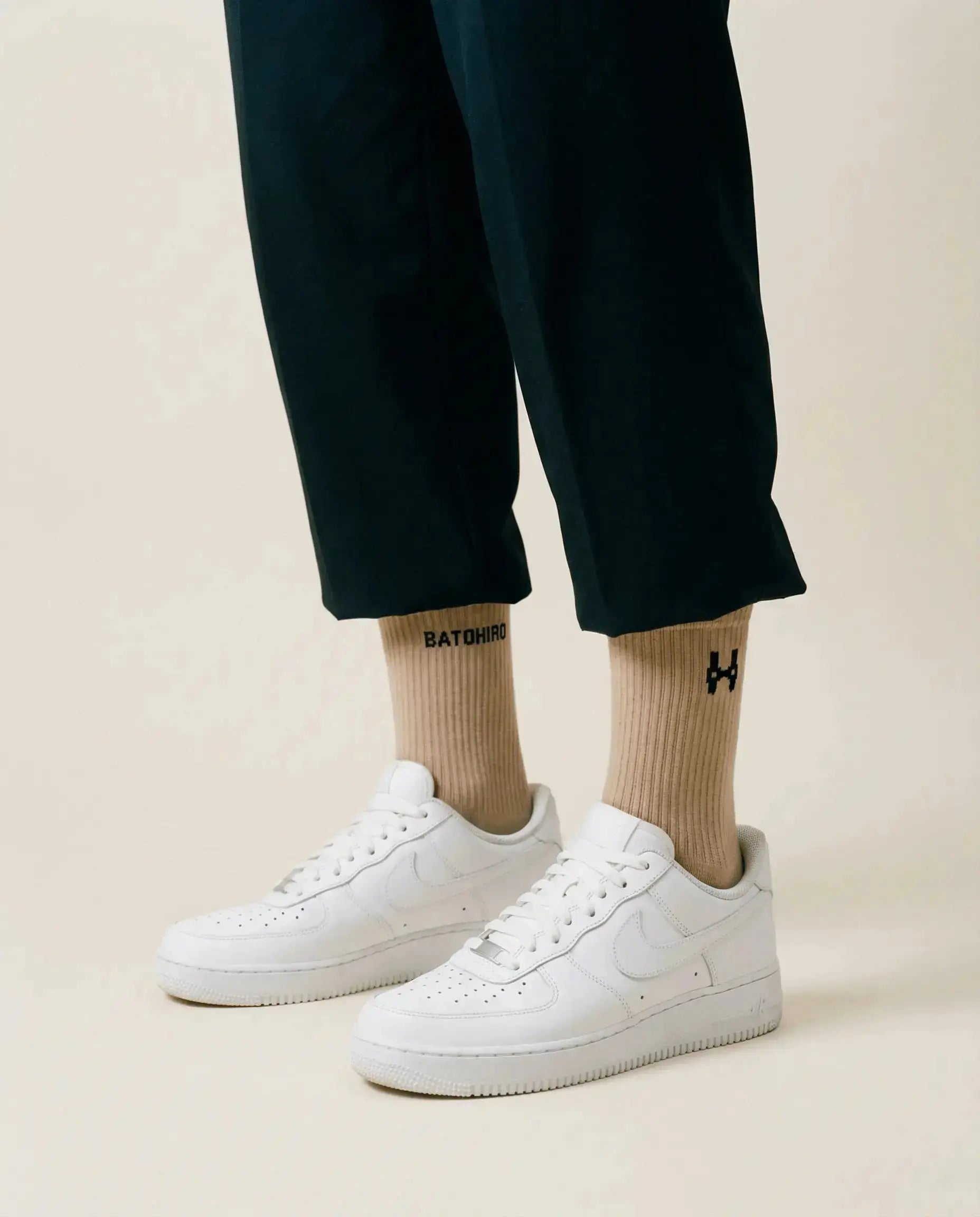 Batohiro Crew Ponožky - Beige Batohiro