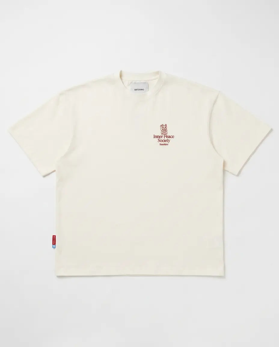 Inner Peace Society - Cropped Oversized Tee Batohiro