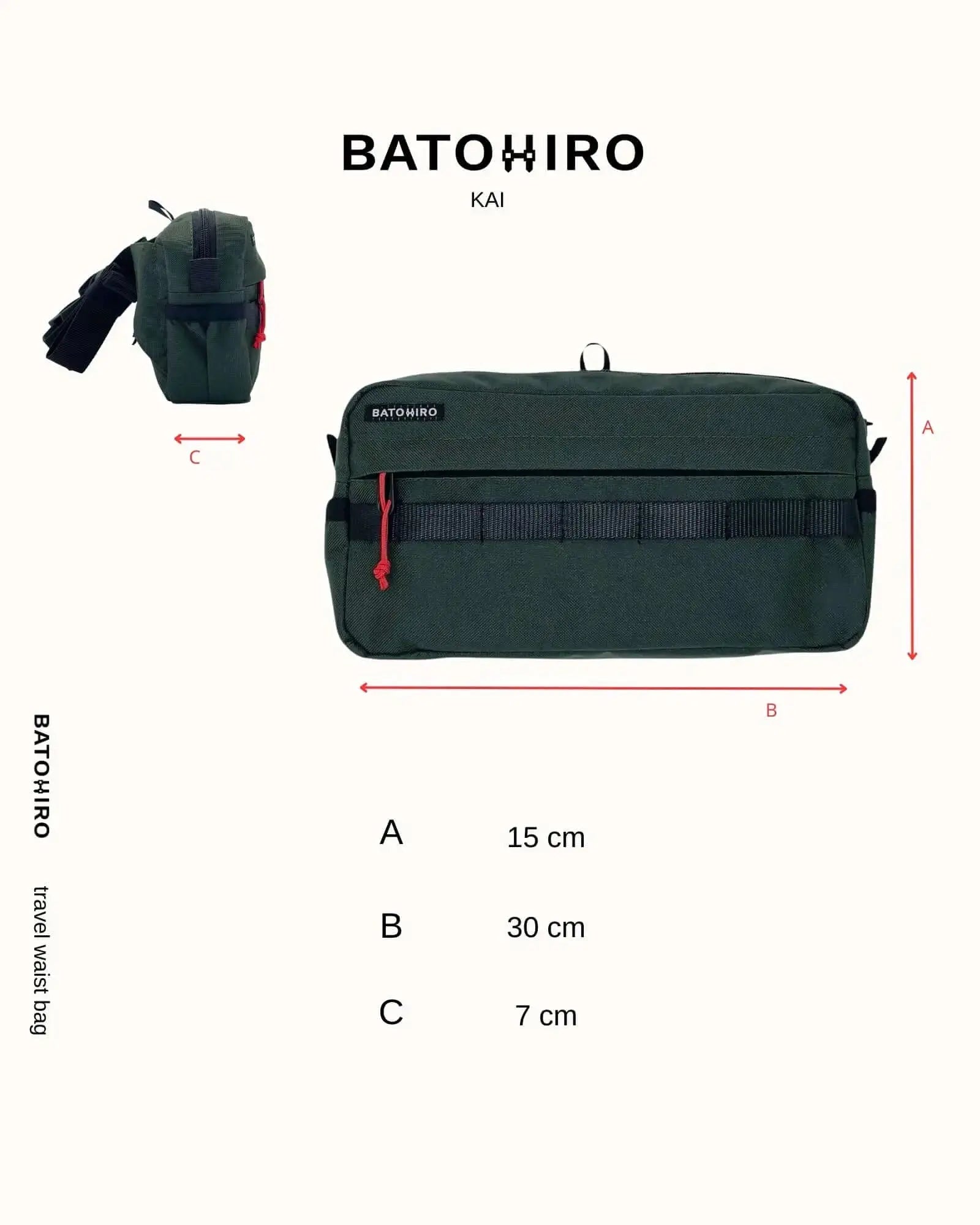 Kai - Dark Green Batohiro