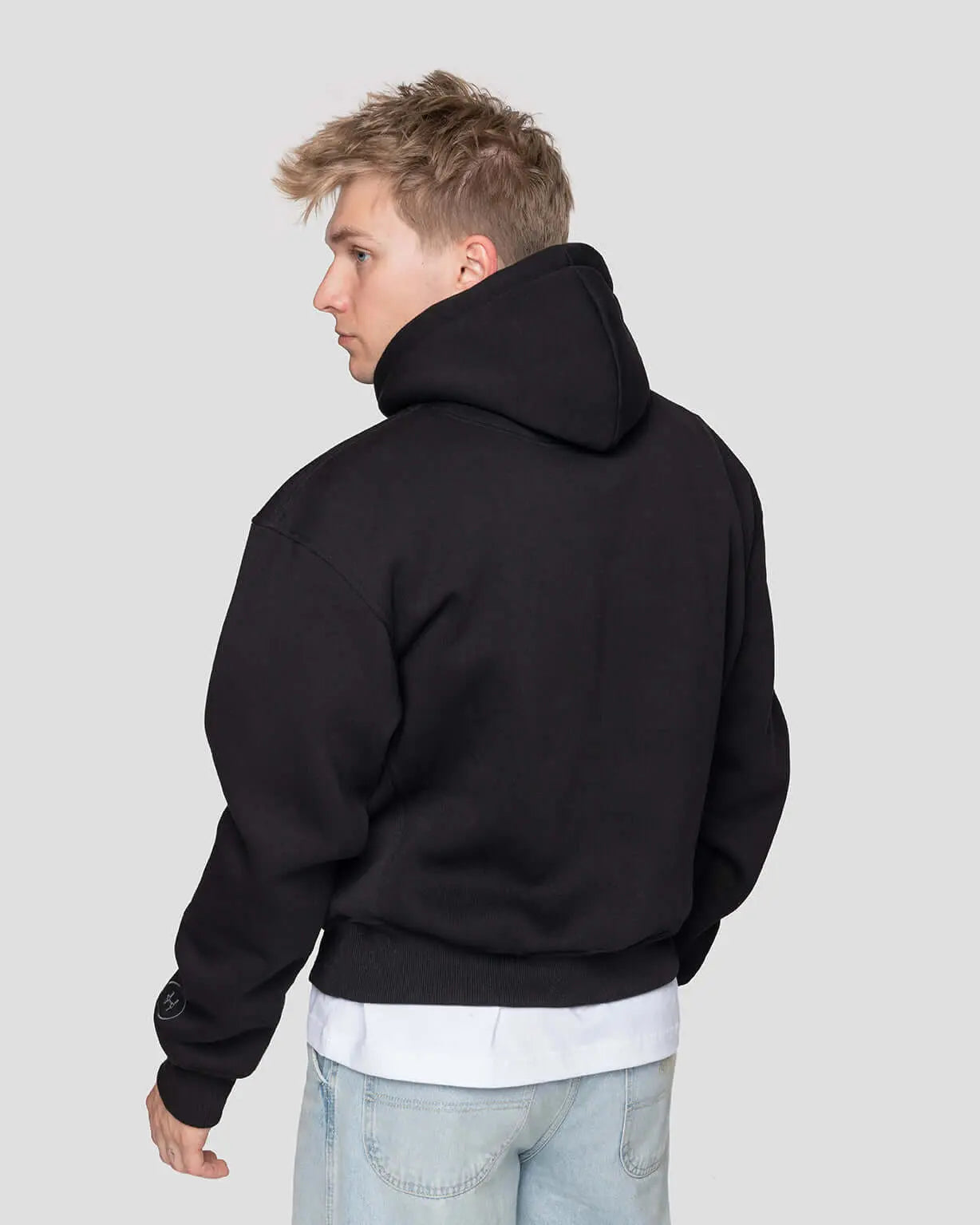 Mikina oversized - Midnight Black Batohiro