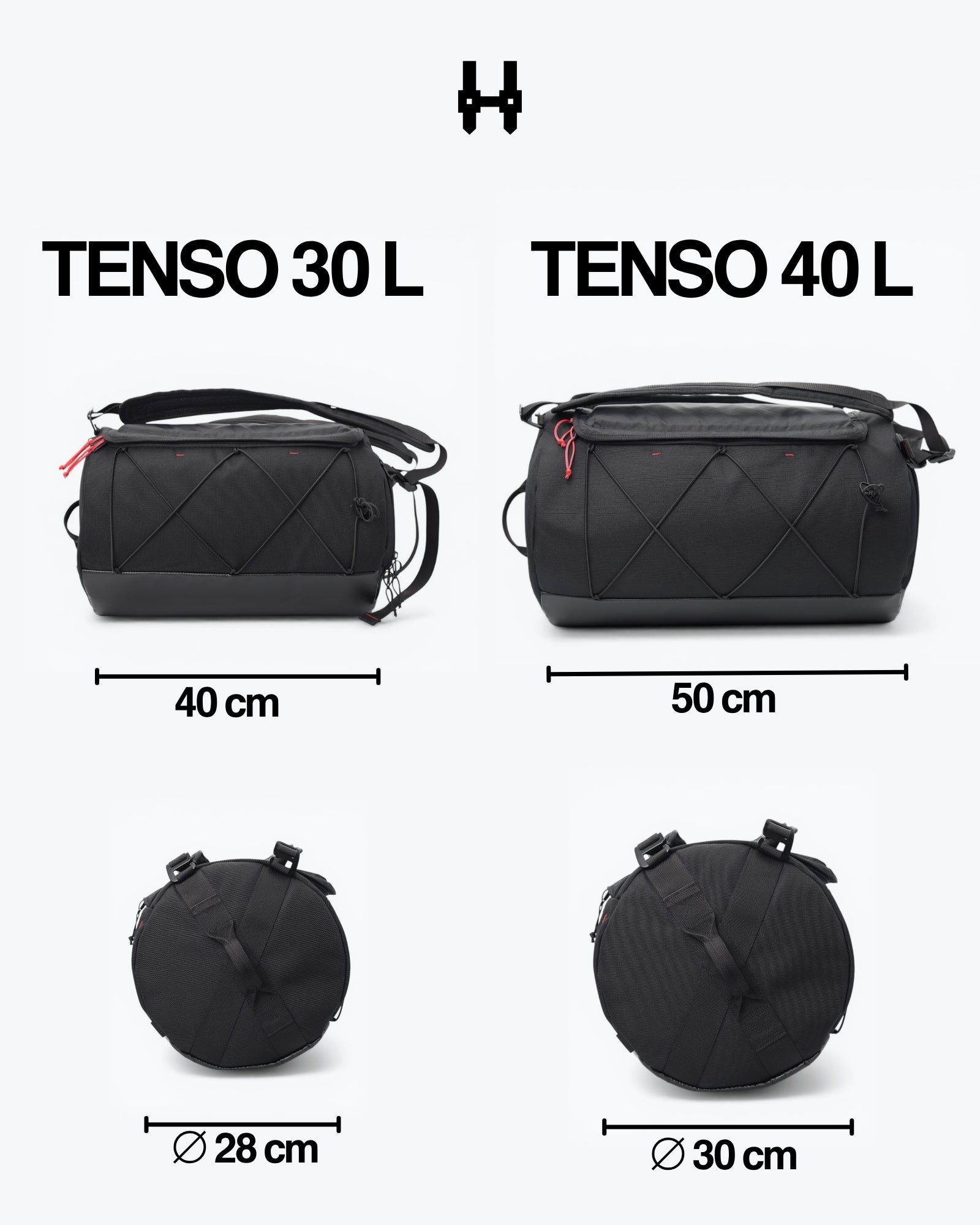 Tenso Traveller 40 L - Dark Knight