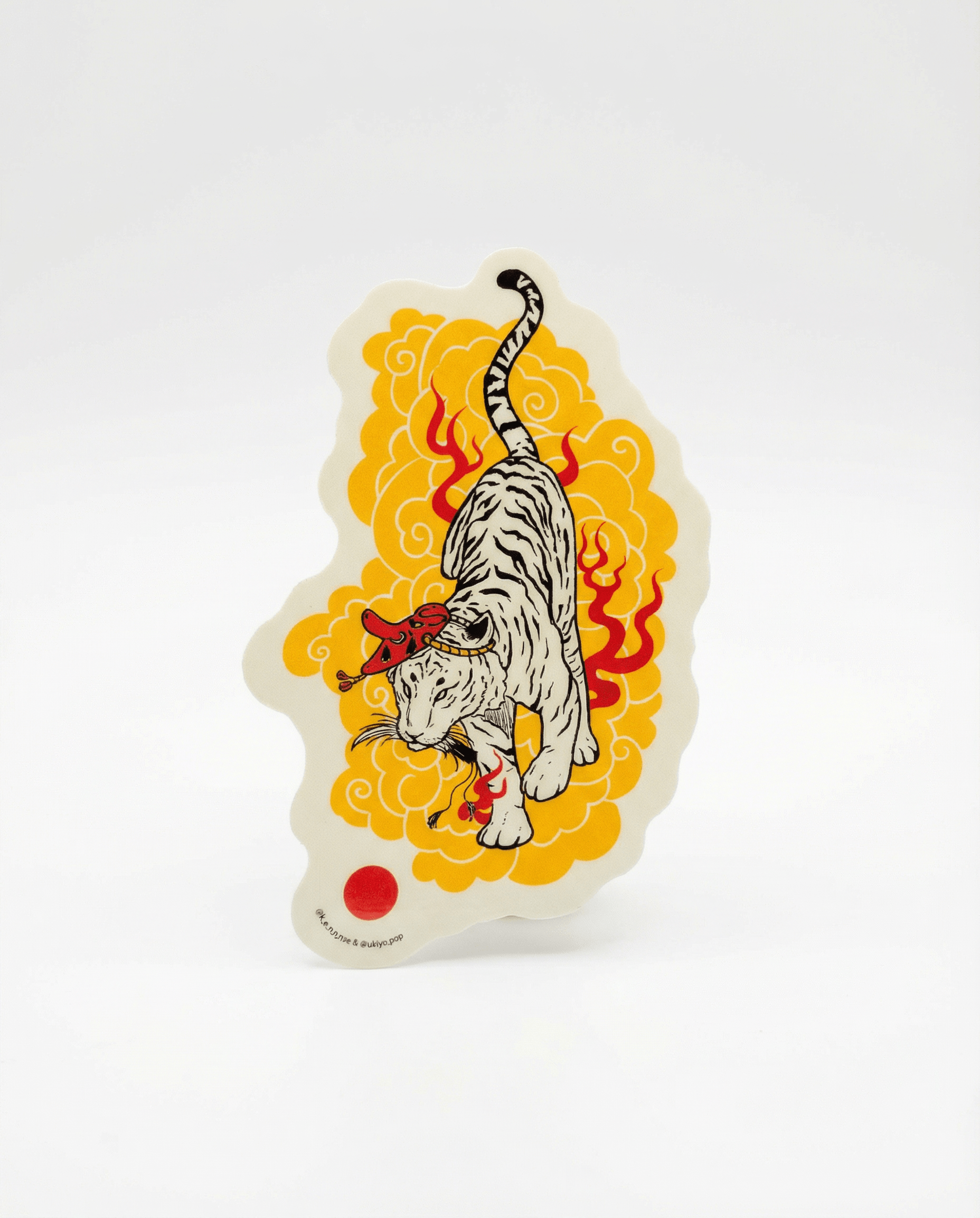 Batohiro® White Tiger Sticker