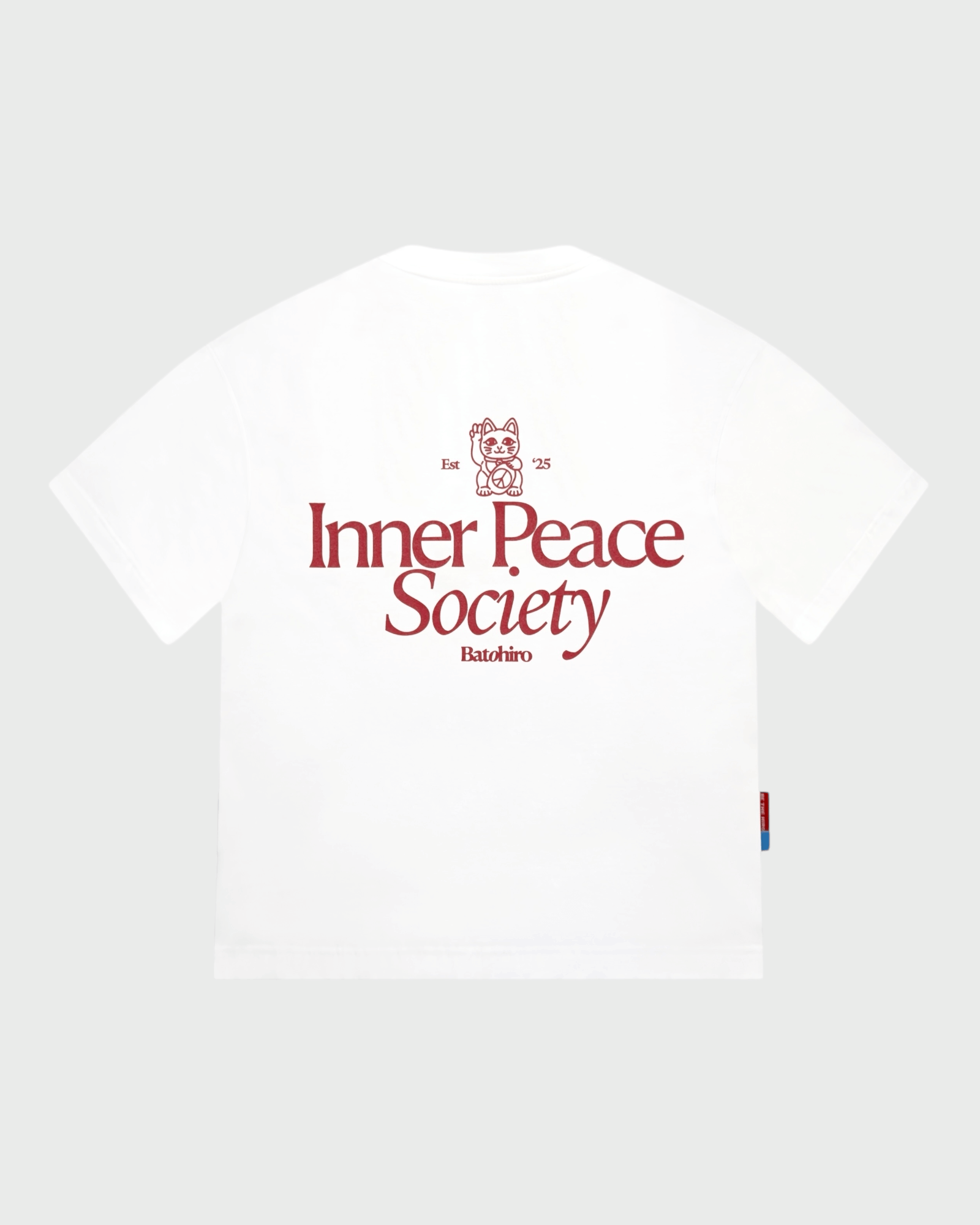 Inner Peace Society - Cropped Oversized Tee