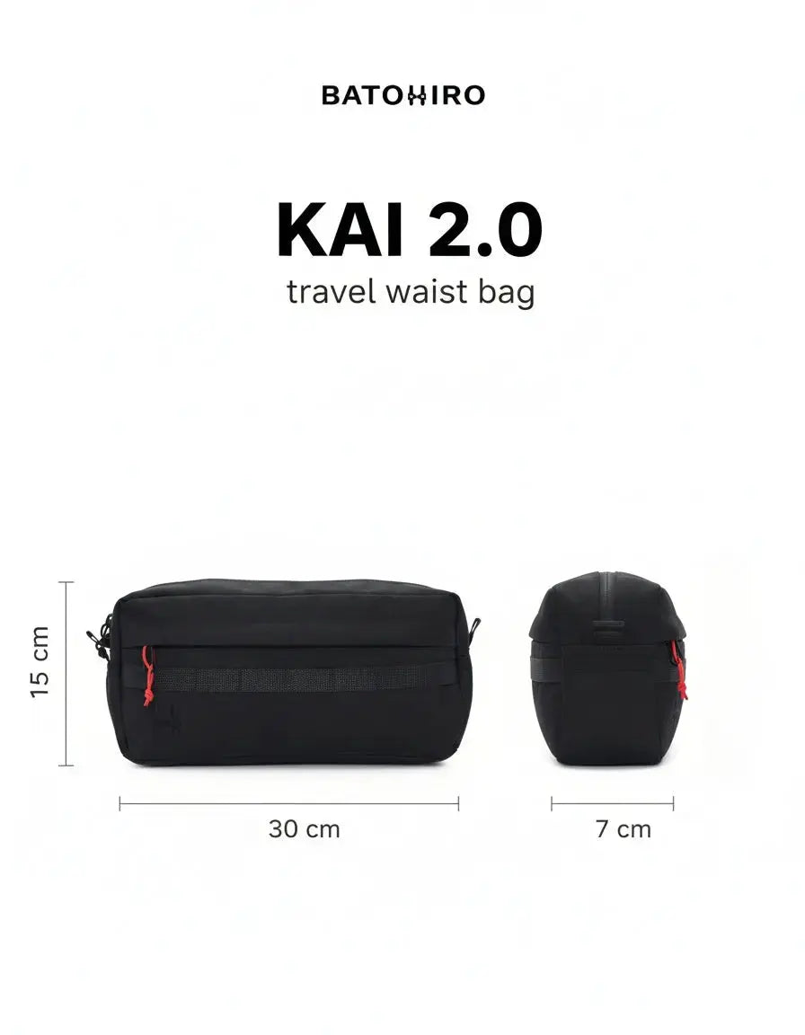 Kai 2.0 - Dark Black Backpack