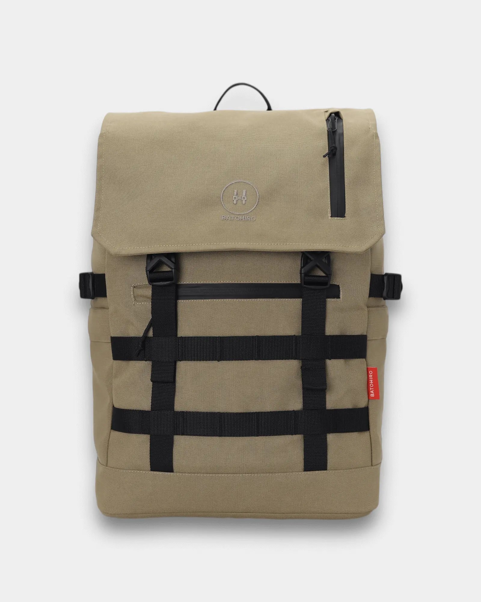 Minato Premium 6.0 – Nomad Tan backpack with CORDURA® fabric and RUELOCK™ features.