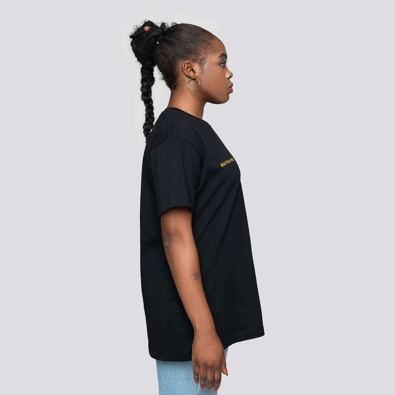 01 BASIC Černé triko - Batohiro