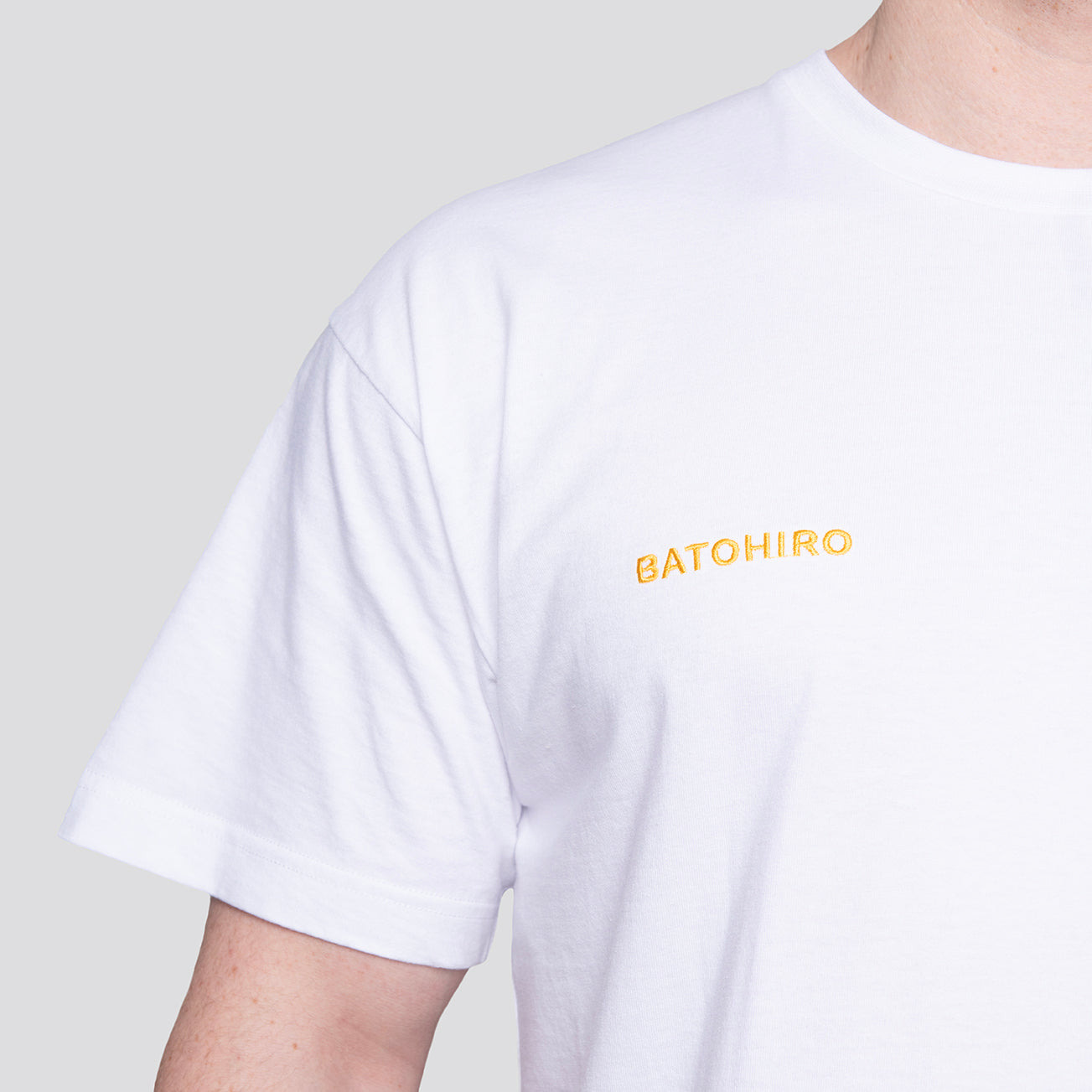 01 BASIC Bílé triko - Batohiro