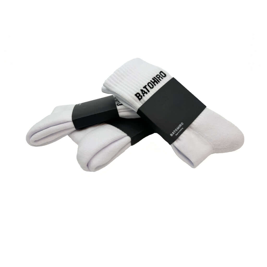 Ponožky bílé premium 3 pack - Batohiro