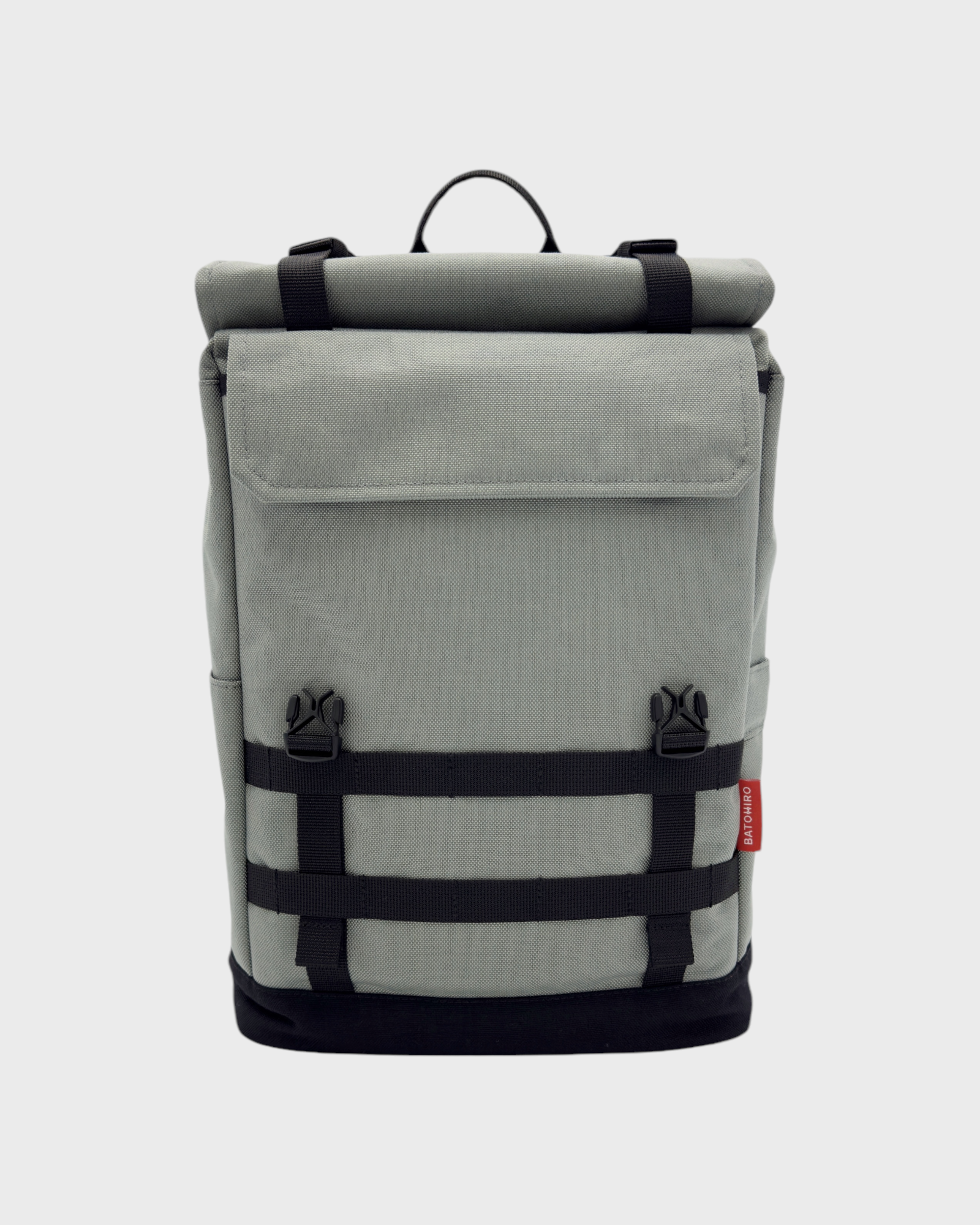 "Stylish Minato Lite Silver backpack with adjustable size for practical everyday use"