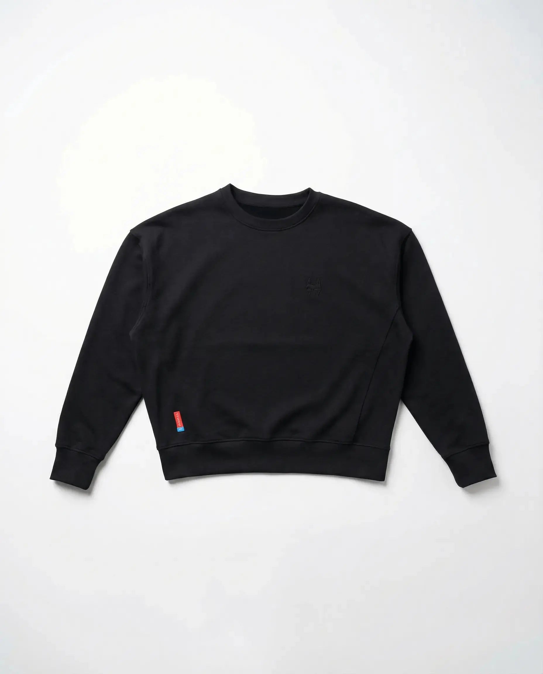 Cropped Mikina 343 - Crewneck Black Batohiro #barva