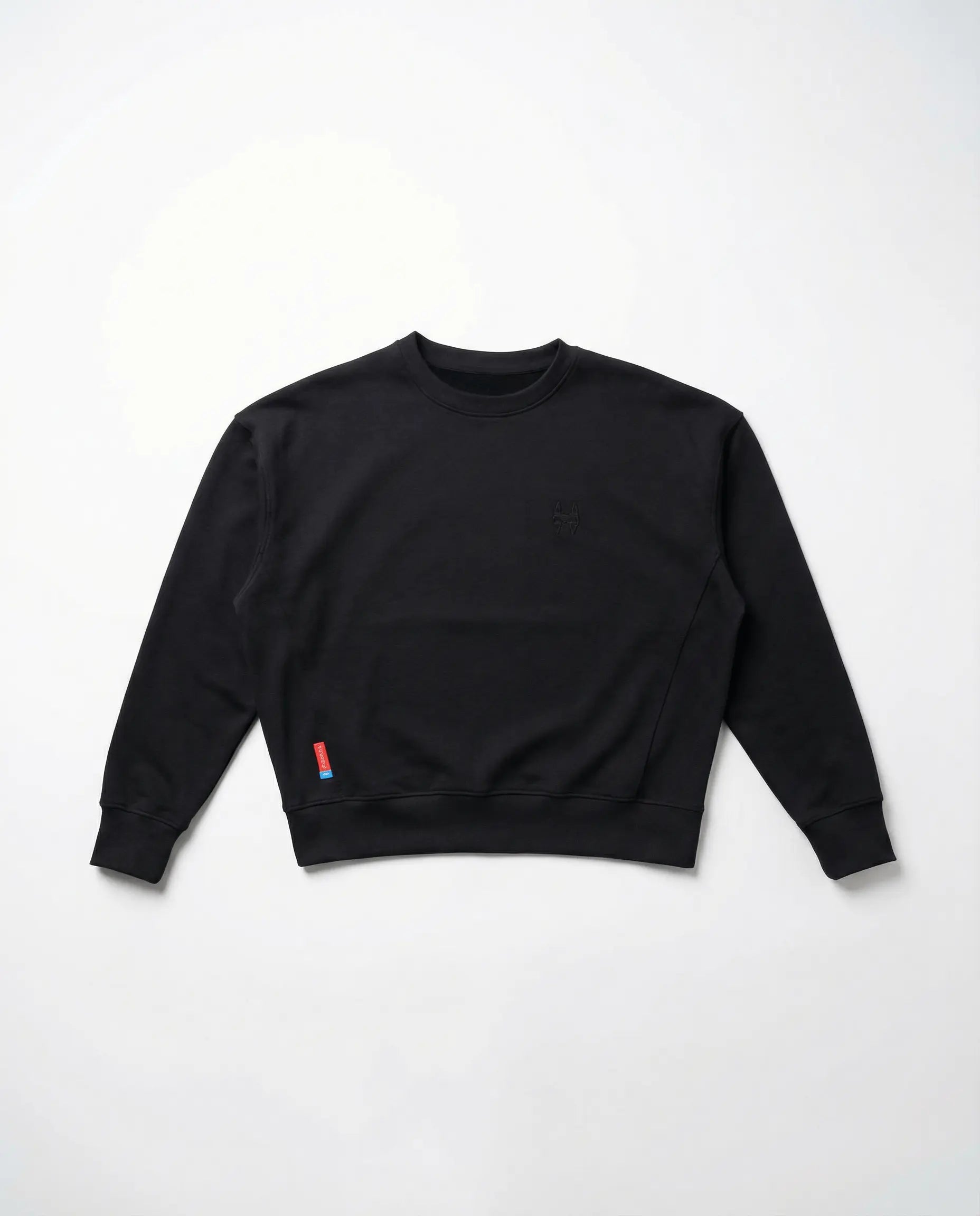 Cropped Mikina 343 - Crewneck Black Batohiro