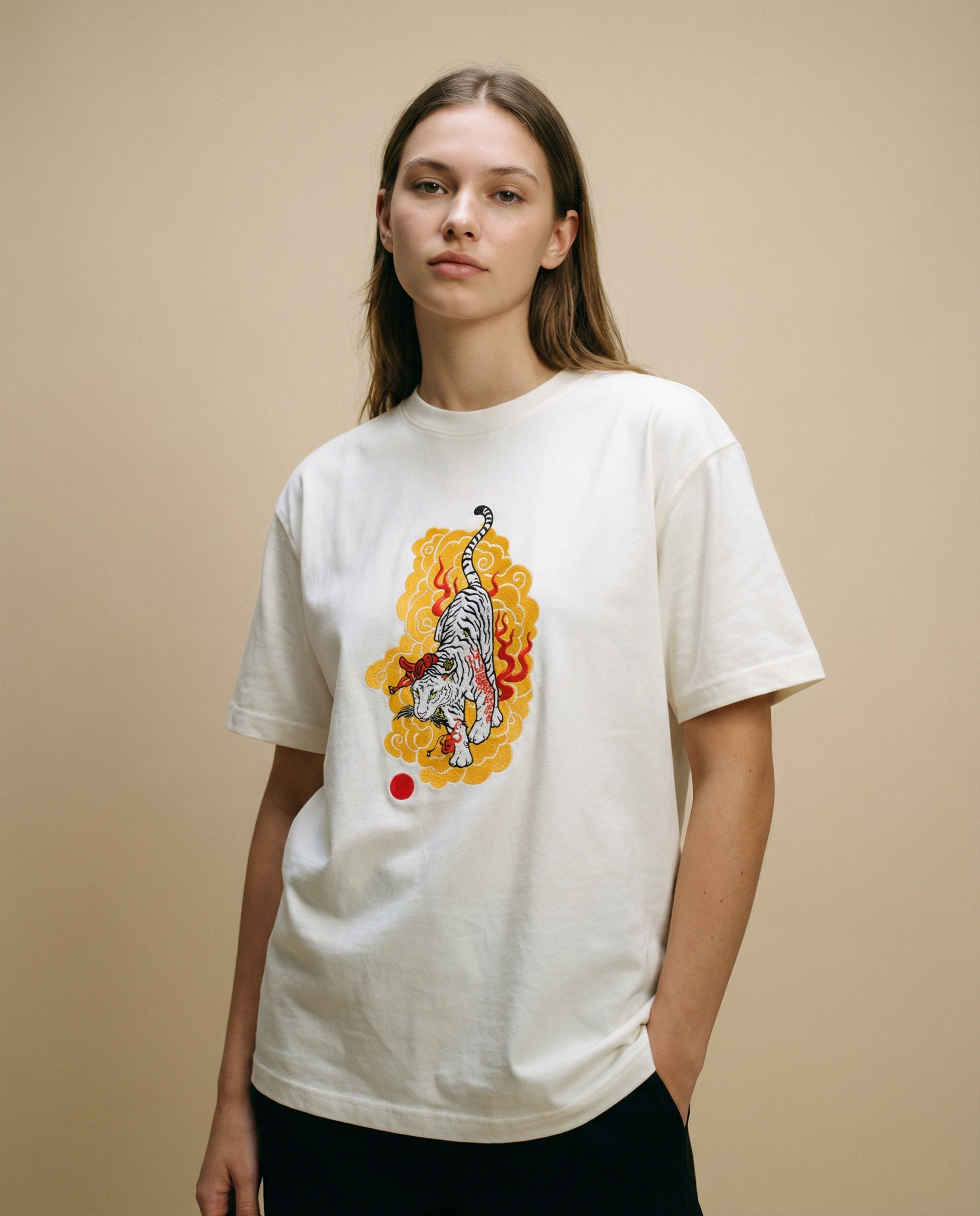 White Tiger - Oversized Tee