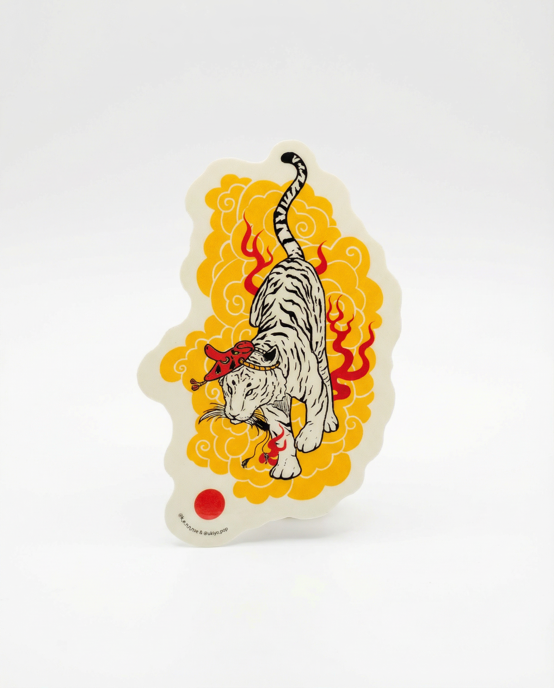 Batohiro® White Tiger Sticker
