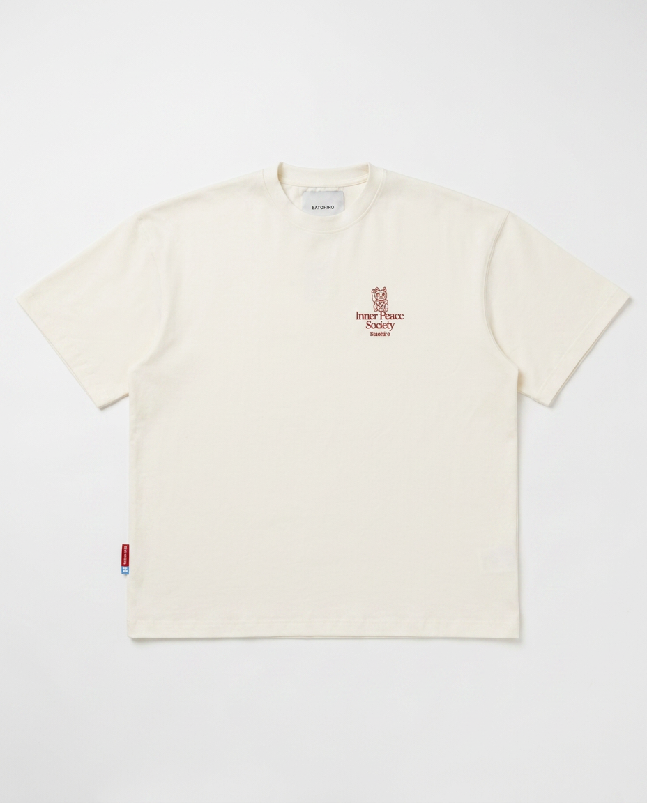 Inner Peace Society - Cropped Oversized Tee