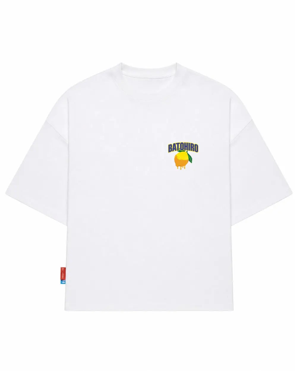 Tričko Honey Lemon - White Cropped Oversized Tee - Batohiro